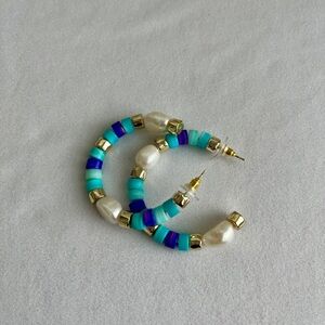 Kendra Scott Lila Pearl Hoop Earrings